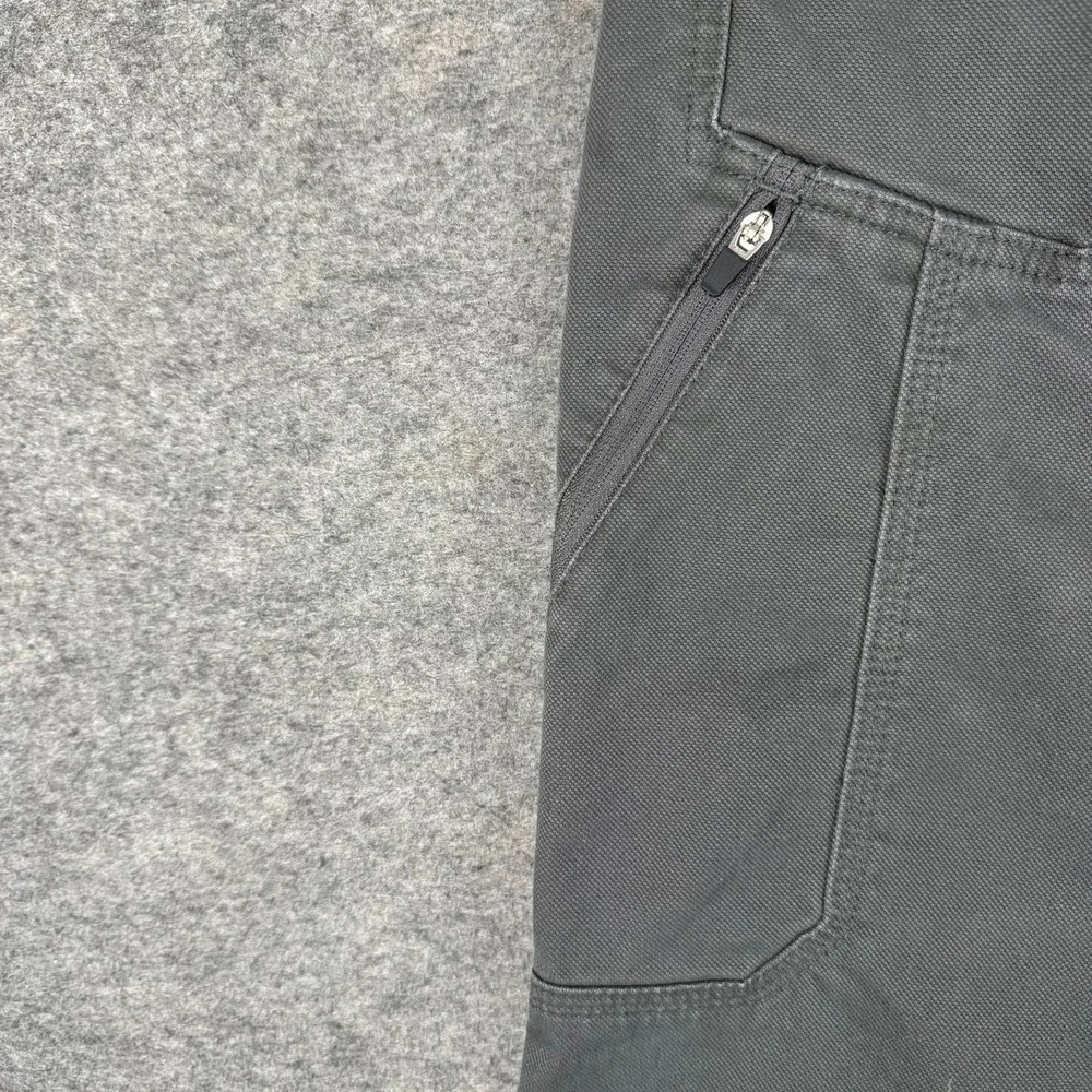 Wrangler ATG Jackson Utility Pants Cotton Stretch Pockets Gray Mens 36x30